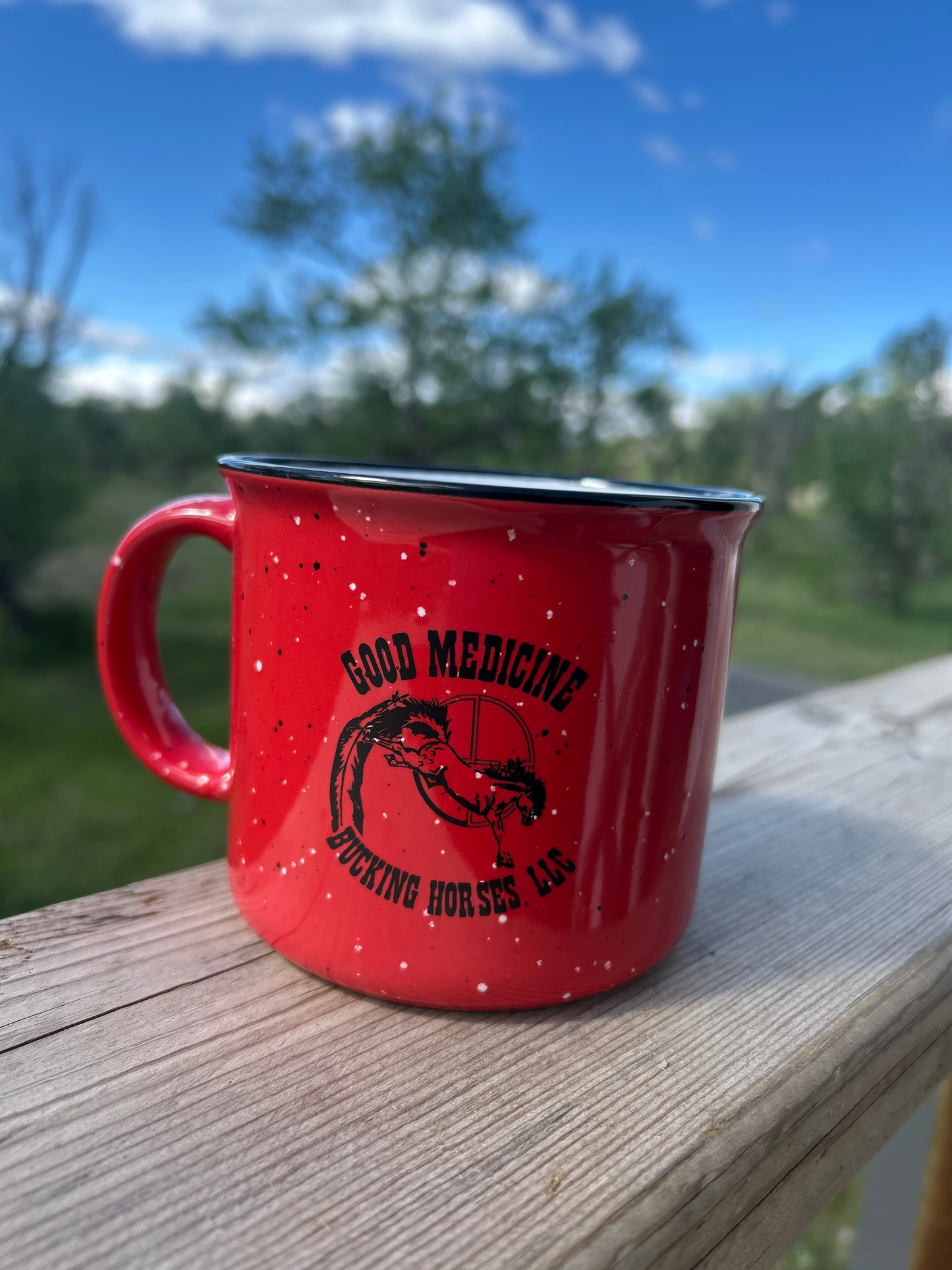 Good Medicine Bucking Horses Mug