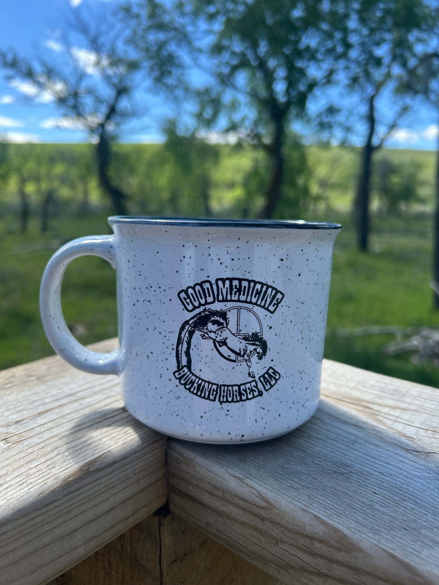 Good Medicine Bucking Horses Mug