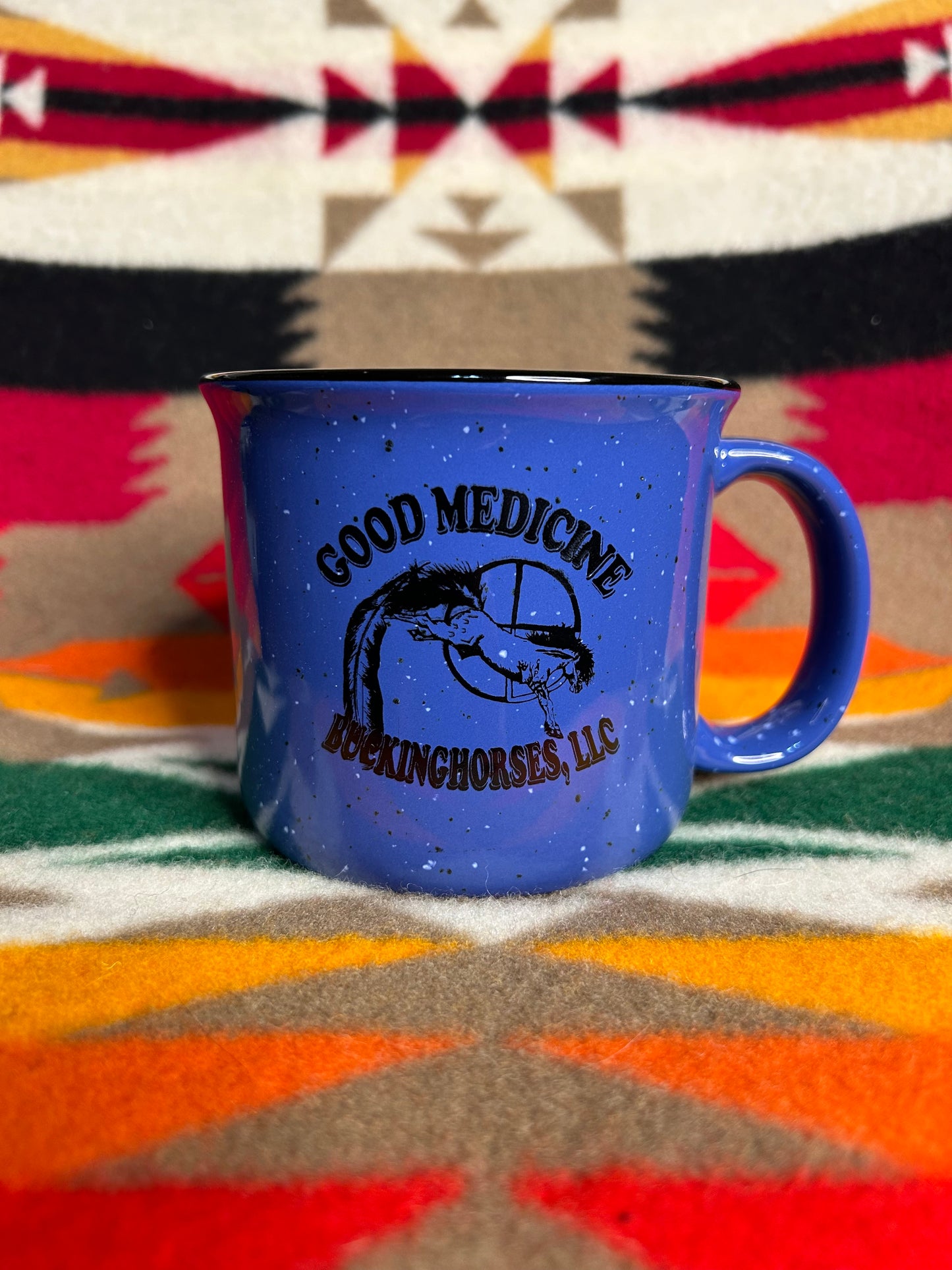 Good Medicine Bucking Horses Mug