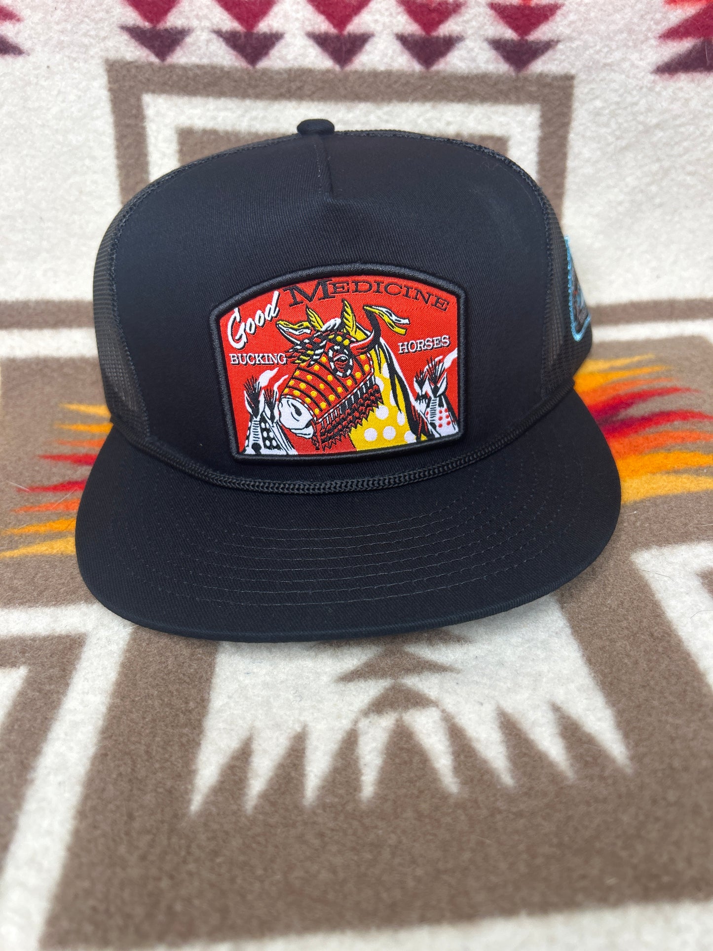 Good Medicine Bucking Horses War Horse SnapBack