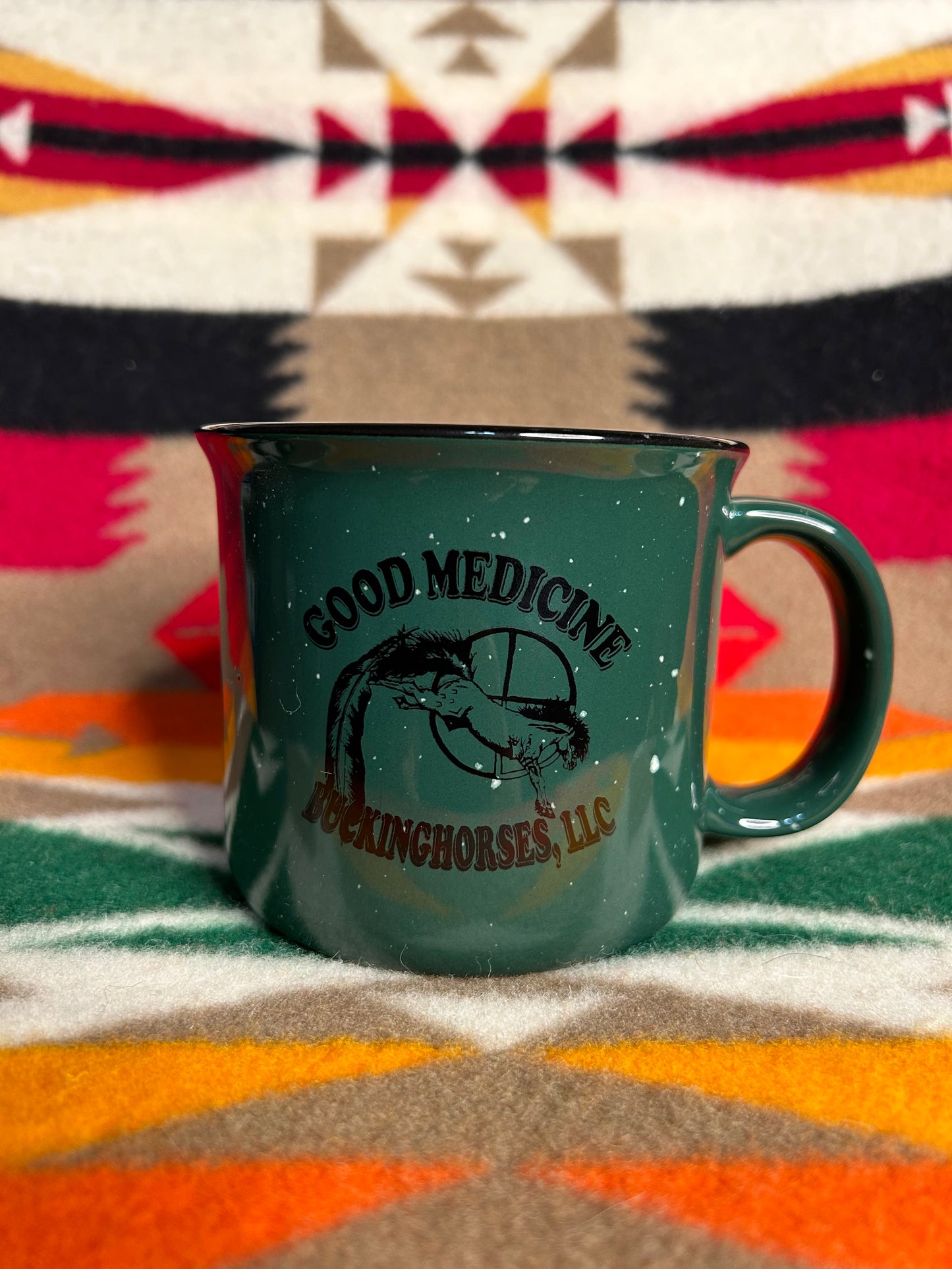 Good Medicine Bucking Horses Mug