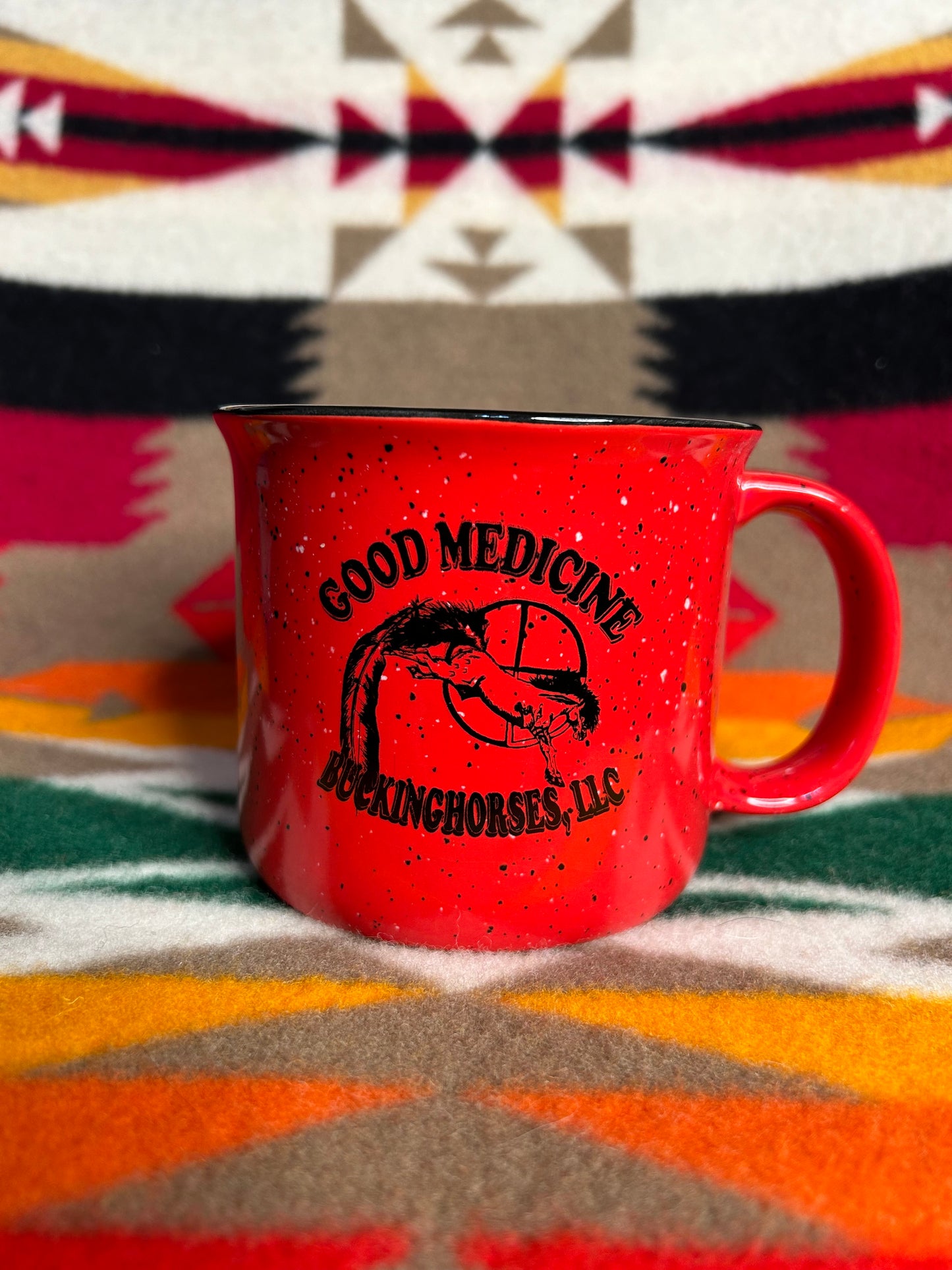 Good Medicine Bucking Horses Mug