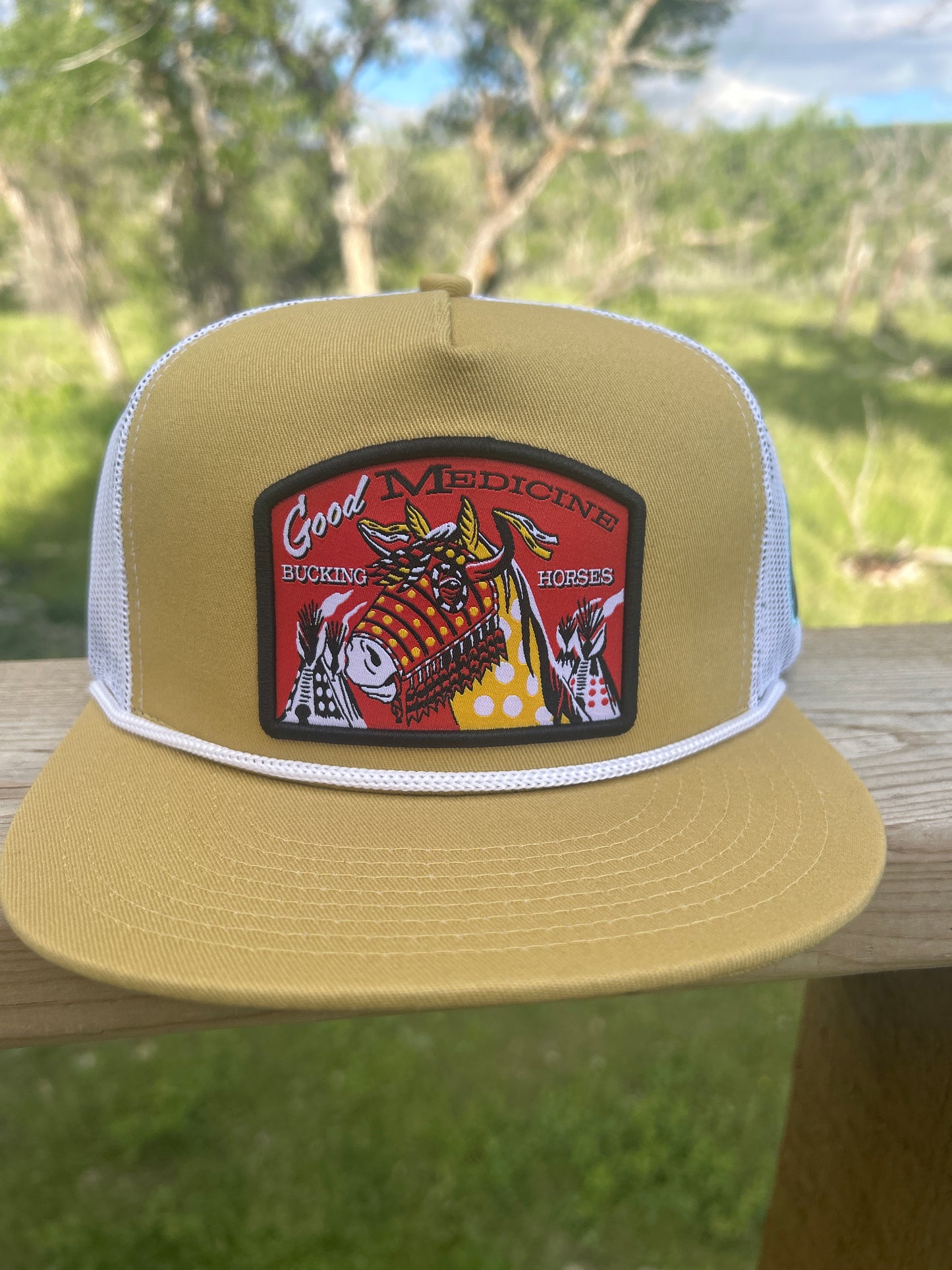 Good Medicine Bucking Horses War Horse SnapBack