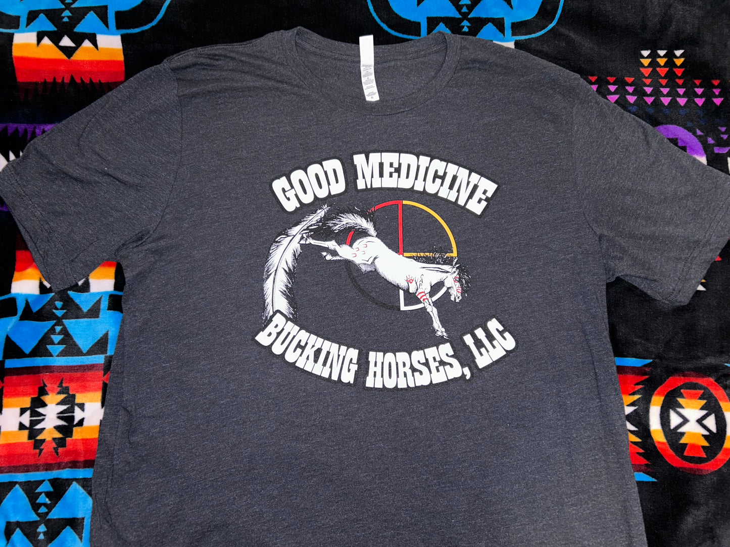 OG Good Medicine Bucking Horses Tee