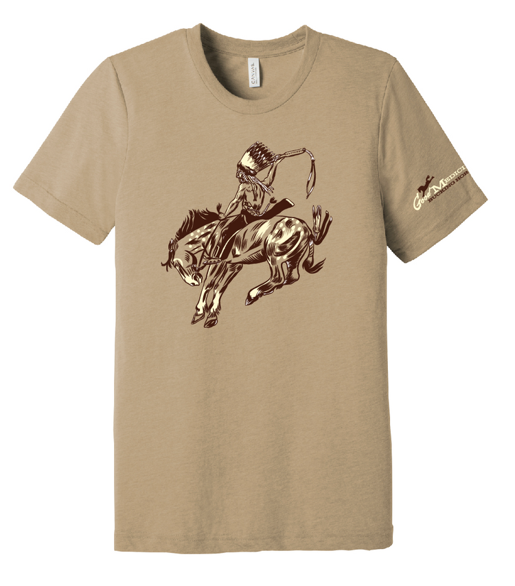Blackfoot Bronc Tee – Good Medicine Bucking Horses LLC